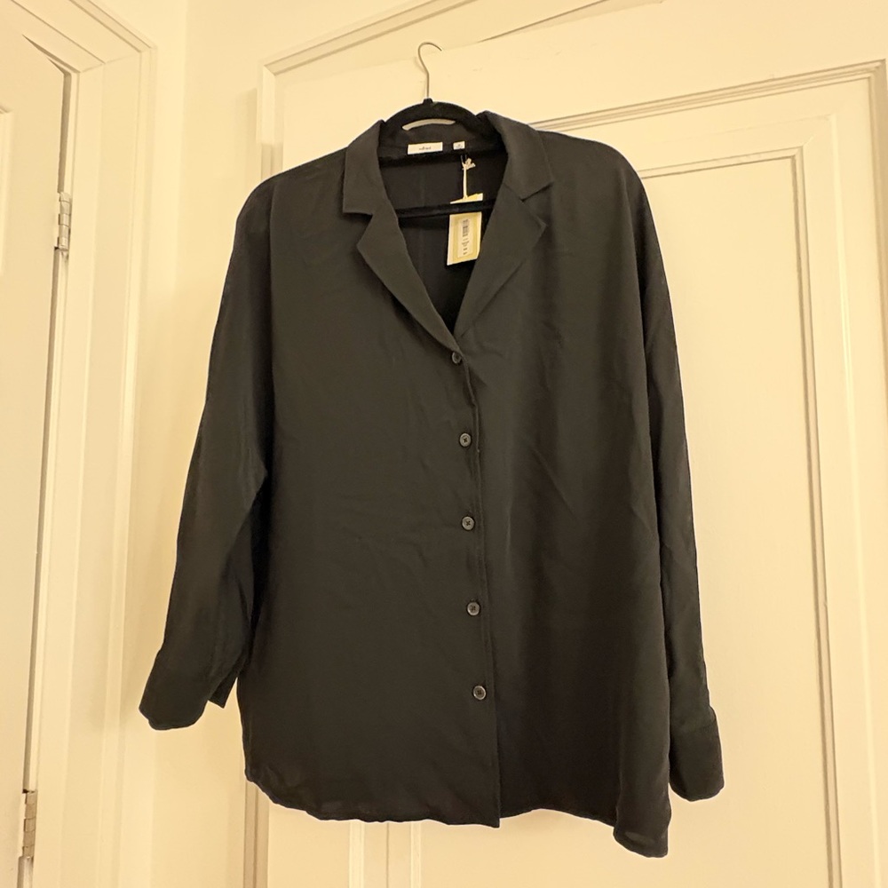 Wilfred Black Button-Down Shirt